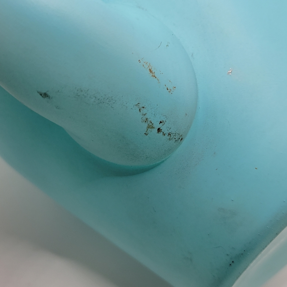 VTG Blue Bleno Pitcher | Gold Trim | 9.5" - Picture 10 of 11